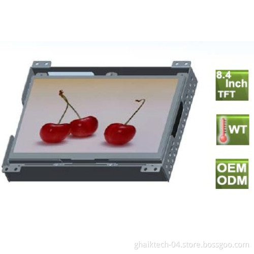 7" Open Frame Monitor, 800X480, Touch Screen Optional